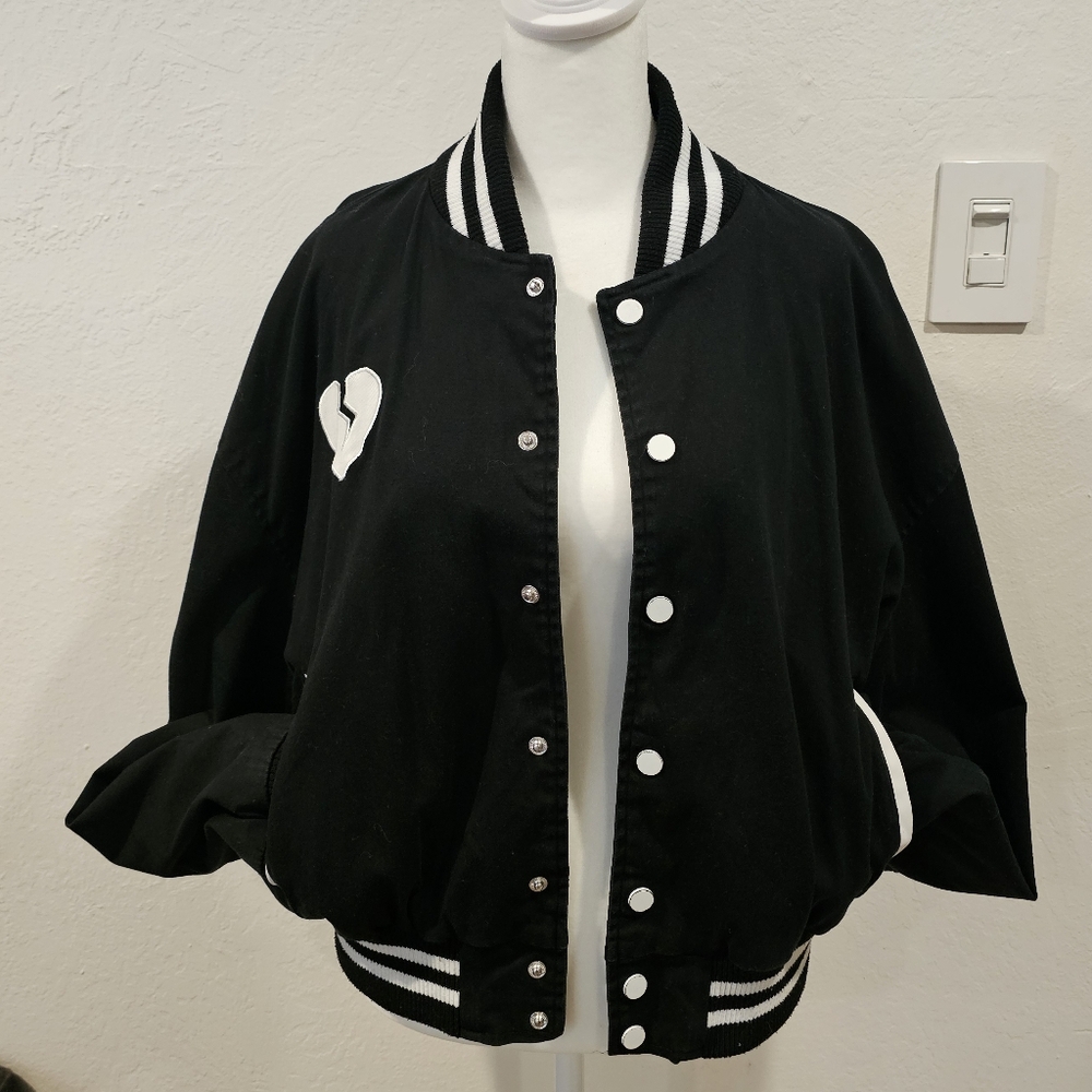 Poster Girl Heartbreakers Club Jacket Rare Black Fits As Medium/Large EUC